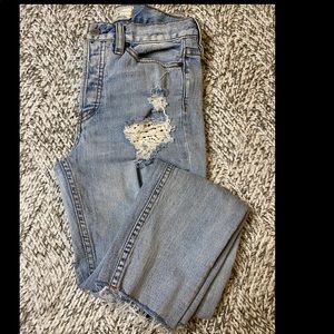 Women’s Free People Distressed Denim